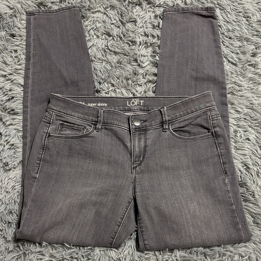 Y2K LOFT “Super Skinny” Jeans in Gray - Picture 3 of 16